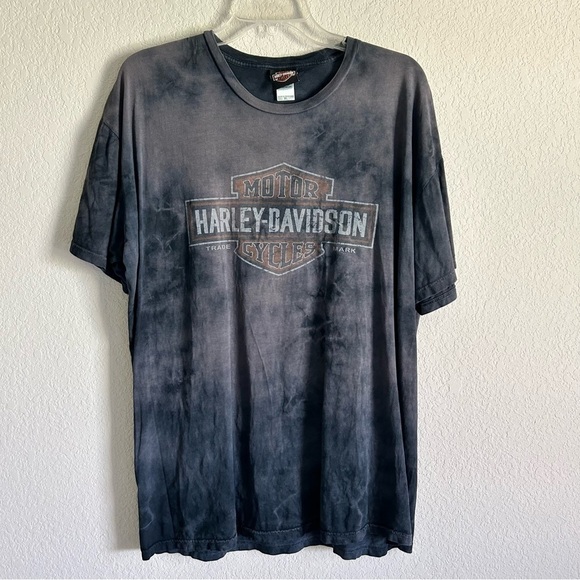 Harley-Davidson T Shirt Short Sleeve Tie Dye - Picture 1 of 6